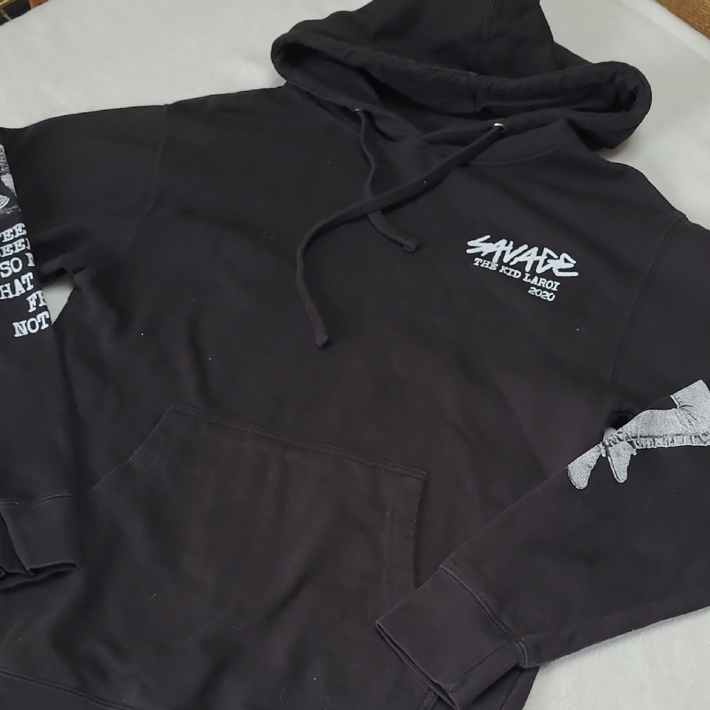 Salvage Black Graphic Men's Hoodie